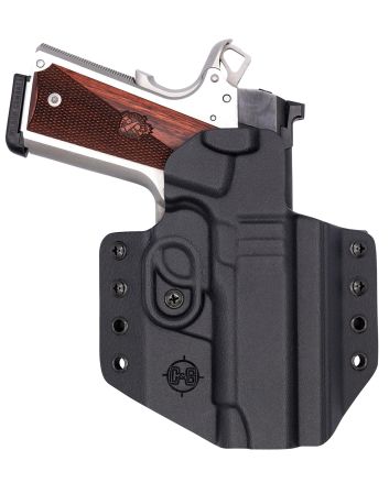 C&amp;G Holsters 1856100 CovertOWB Black Kydex Belt Loop Fits 1911 4.25"/ Wilson Combat EDC X9 Right Hand