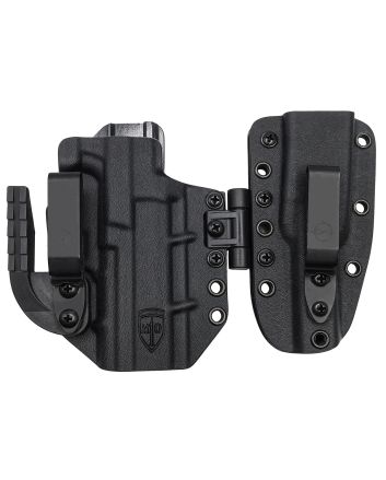 C&amp;G Holsters 0386100 MOD 1 Holster System IWB Black Kydex Belt Clip Fits Sig P365/XL