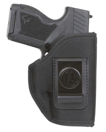 1791 Gunleather PNIWB1BLKR Premium NylonIWB Size 01 Black Ballistic Nylon Belt Clip Right Hand