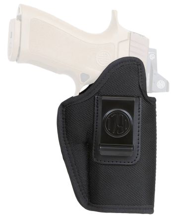 1791 Gunleather PNIWB5BLKR Premium NylonIWB Size 05 Black Ballistic Nylon Belt Clip Right Hand