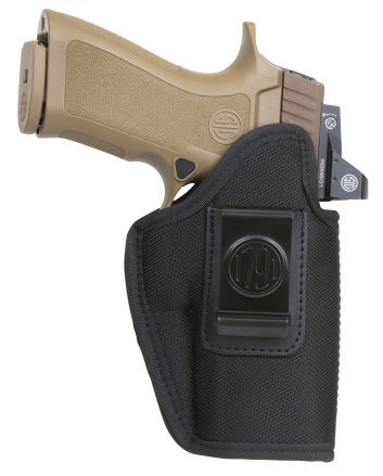 1791 Gunleather PNIWB5BLKL Premium NylonIWB Size 05 Black Ballistic Nylon Clip-On Left Hand