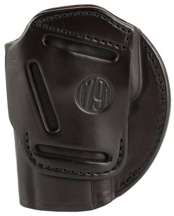 1791 Gunleather 3WH6SBRA 3-WayIWB/OWB Size 06 Signature Brown Leather Belt Loop Fits Beretta 92 Fits Walther PPQ Fits Sig P320 Ambidextrous Hand