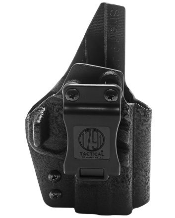 1791 Gunleather TACIWBG2CG3BLKR Tactical KydexIWB Black Kydex Belt Clip Fits Taurus G2C/G3 Right Hand