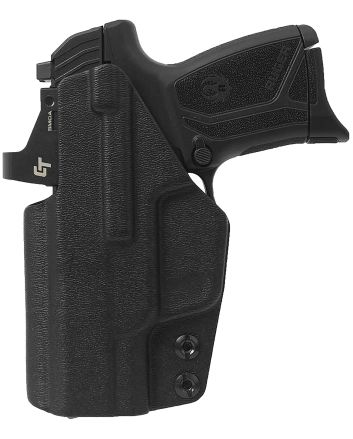 1791 Gunleather TACIWBMAX9BLKR Tactical KydexIWB Black Kydex Belt Clip Fits Ruger Max-9 Right Hand