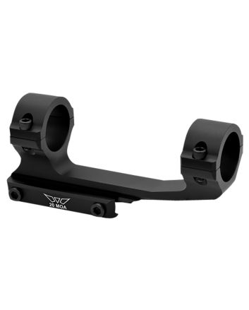 Warne V4011M MSR Scope Mount/Ring Combo Matte Black 1" 20 MOA