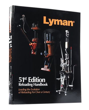 Lyman 9816054 51ST Reloading Handbook Hard Book