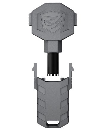 Real Avid AVARFSAPRO Front Sight Adjuster Pro Black/Gray for 4 &amp; 5 Pin Sight (AR-15)