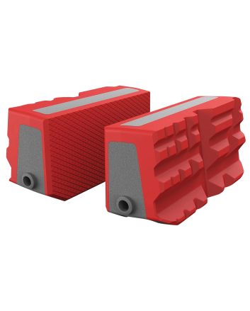 Real Avid AVSFJMF Smart-Jaws Multi-Fit Sleeves Reversible Gray/Red Rubber Overmold