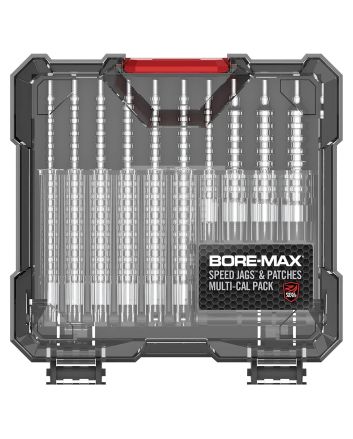 Real Avid AVBMJAGS Bore-Max Jag &amp; Patch Set Multi-Caliber Nickel-Plated, 10 Jags, 500 Patches (3 Different Sizes)