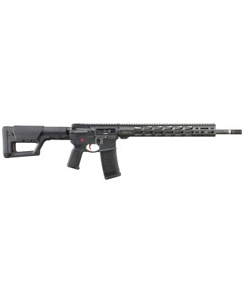 Ruger 8548 AR-556 MPR223 Wylde 30+1 18" Proof Research Carbon Fiber Barrel, Gray w/Red Accent Cerakote Finish, 15" Free-Float Handguard, Magpul PRS Stock, Magpul K2 Grip