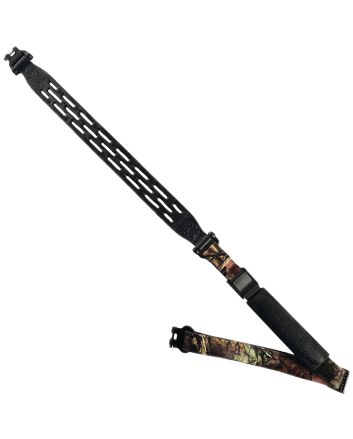 Limbsaver 12295 Kodiak-Air Sling Black NAVCOM Rubber &amp; Mossy Oak Break-Up Nylon w/ 1" W &amp; Adjustable Design for Rifles