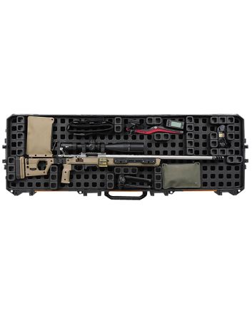 Magpul MAG1302-BLK DAKA Grid Organizer Black Polypropylene for Pelican 800 Vault Double Rifle Case
