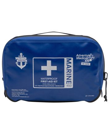 Adventure Medical Kits 01150450 Marine 450 Treats Injuries/Illnesses Dust Proof Waterproof Blue