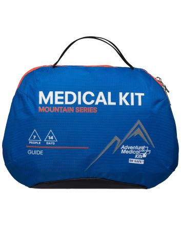 Adventure Medical Kits 01001007 Mountain Guide Treats Injuries/Illnesses Water Resistant Blue