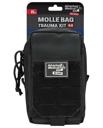 Adventure Medical Kits 20640301 MOLLE Bag Trauma Kit 0.5 Stop Bleeding Black