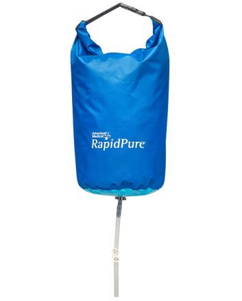 RapidPure 01600142 Purifier + 9L Gravity System Blue Plastic, 8" x 8" x 14"