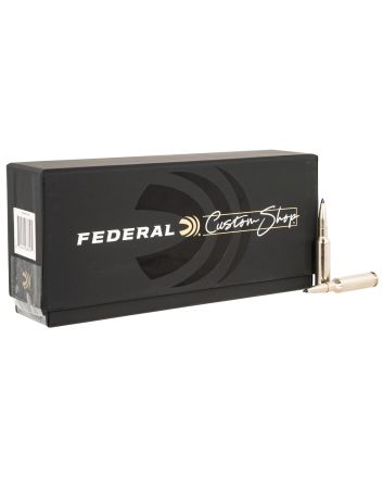 Federal FCS65CRDTA1SC Custom Rifle Ammo Custom Shop 6.5Creedmoor 130gr Terminal Ascent 20/Box
