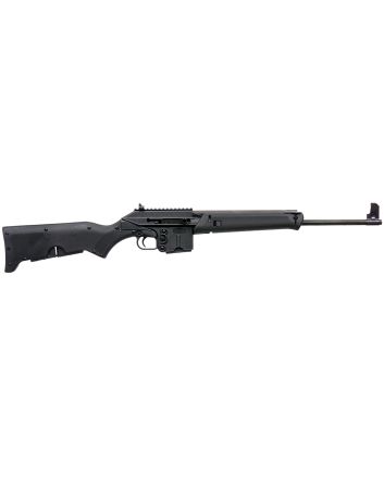 Kel-Tec SU16BLK SU-16 Sport Utility 5.56x45mm NATO Caliber with 18.50" Barrel, 10+1 Capacity, Black Metal Finish, Black Fixed Storage Compartment Stock Right Hand