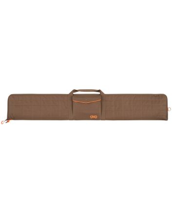 Allen 1104-52 Highland Shotgun Case 52" Brown Quilted Polyester Exterior, Front Flap Pocket w/Magnetic Closure, Lockable Zipper