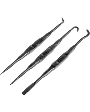 Breakthrough Clean BTFRPP-3PK Double Ended Fiber Picks Black Firearm Universal Cleaning Carbon Build-up from Grooved Areas 3 Pack