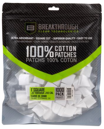 Breakthrough Clean BTCPS11000 Square Patches 243/270 Cal 1" 1000 pieces