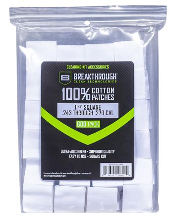 Breakthrough Clean BTCPS112600 Square Patches 243/270 Cal 600 pieces