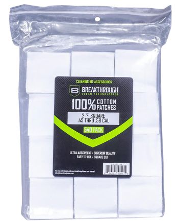 Breakthrough Clean BTCPS212540 Square Patches 45/54 Cal 540 pieces