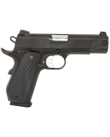 SDS Imports 10100102 1911 Devil Ray Carry 45 ACP 8+1 4.25" Stainless Steel Barrel, Black Cerakote Serrated Steel Slide, Black Cerakote Steel Frame w/Beavertail, Black Sunburst G10 Grips