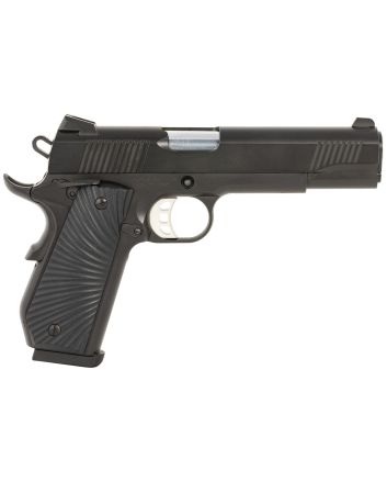 SDS Imports 10100502 1911 Stingray Carry 45 ACP 8+1 5" Stainless Steel Barrel, Black Cerakote Serrated Slide, Black Cerakote Steel Frame w/Beavertail Black Sunburst G10 Grips