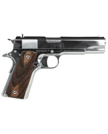 SDS Imports 10100513 1911 Regulator Full Size 38 Super/9mm Luger 9+1 5" Stainless Steel Barrel, High Polished Chrome Serrated Slide, High Polished Chrome Steel Frame w/Beavertail, Turkish Walnut Grips