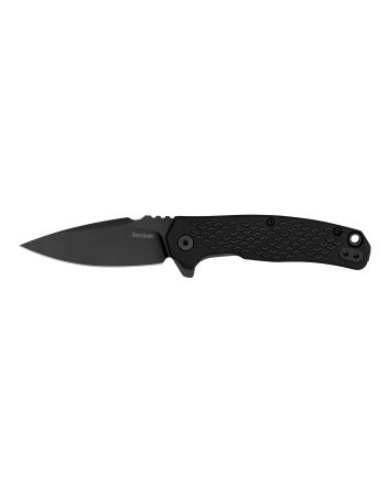 Kershaw 1407 Conduit2.90" Folding Spear Point Plain, Black Oxide 8Cr13MoV SS Blade/Blacked Out Texture Glass-Filled Nylon Handle Includes Pocket Clip