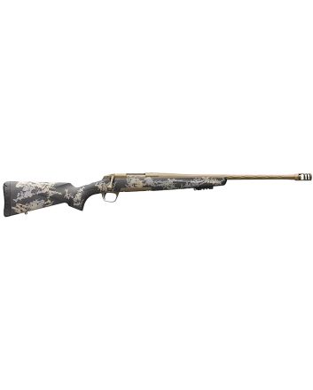 Browning 035582299 X-Bolt Mountain Pro Burnt Bronze SPR 6.8 Western 3+1 20" Fluted, Burnt Bronze Cerakote Barrel/Rec, Carbon Fiber Stock With Accent Graphics, Recoil Hawg Muzzle Brake