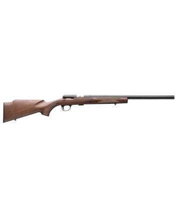 Browning 025253202 T-Bolt Target SR 22 LR 10+1 20" Matte Blued Heavy Bull Threaded Barrel, Drilled &amp; Tapped Matte Blued Steel Receiver, Grade I Black Walnut Target Style Fixed w/Raised Comb Stock