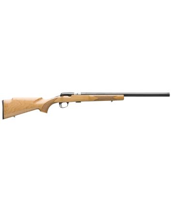 Browning 025252202 T-Bolt Target SR 22 LR 10+1 20" Matte Blued Heavy Bull Threaded Barrel, Matte Blued Drilled &amp; Tapped Steel Receiver Gloss AAA Maple Target Style Fixed w/Raised Comb Stock