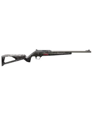 Winchester Repeating Arms 521154102 Wildcat SR 22 LR 10+1 16.50" Threaded Sporter Barrel,Picatinny Rail Matte Black Polymer Receiver, Forged Carbon Gray Skeletonized Synthetic Stock, Ambidextrous