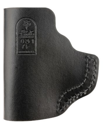 DeSantis Gunhide 031BA7FZ0 InsiderIWB Black Leather Belt Clip Fits Ruger LCP II Right Hand