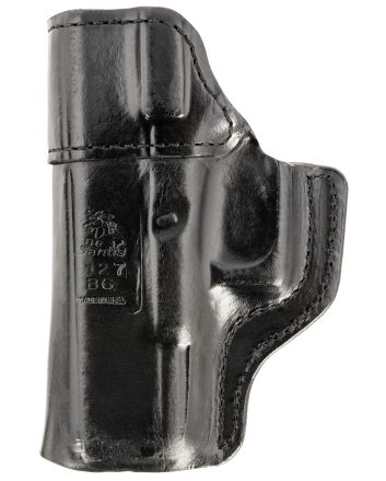 DeSantis Gunhide 127BAB6Z0 Inside HeatIWB Black Leather Belt Clip Fits Glock 19/19 Gen 5/19X/23/32/45 Right Hand