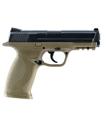 Umarex S&amp;W Air Guns 2255051 S&amp;W M&amp;PCO2 177 BB 19+1 4.25" FDE Polymer Grips