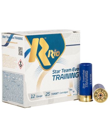 Rio Ammunition STT328 Star Team EVO12Gauge 2.75" 1 1/8oz 8Shot 25 Per Box/10 Case