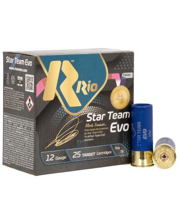 Rio Ammunition ST32HV8 Star Team EVO High Velocity 12 Gauge 2.75" 1 1/8 oz 8 Shot 25 Per Box/ 10 Cs