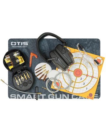 Otis GFNSB1 Shooting BundleIncludes Otis Tactical Cleaning Kit .17 Cal-12 Gauge/Eye Protection/Ear Protection/Cleaning Matt