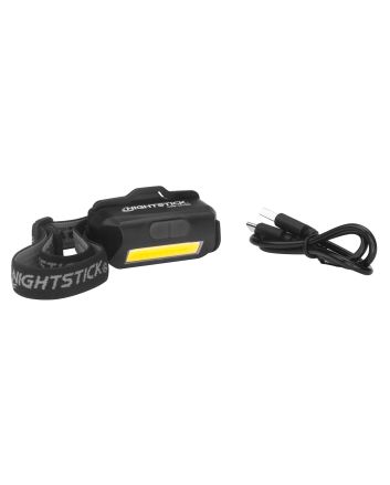 Nightstick USB4510B USB-4510B Multi-Flood Black 35/60/250 Lumens Green/Red/White LED Bulb Clip-On/Black Strap