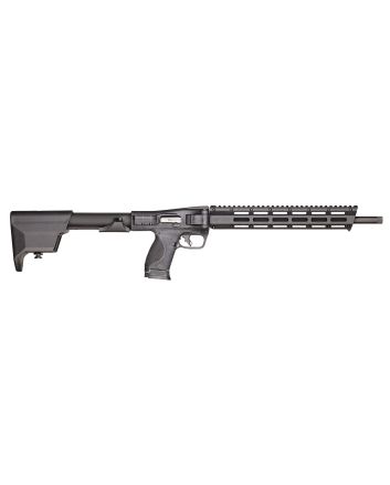 Smith &amp; Wesson 12575 M&amp;P FPC9mm Luger 17+1/23+1 (3) 16.25" Steel Barrel, Black Anodized Receiver, Adjustable Black Stock, M-LOK Slots w/Picatinny Style Rail Black Polymer Grip