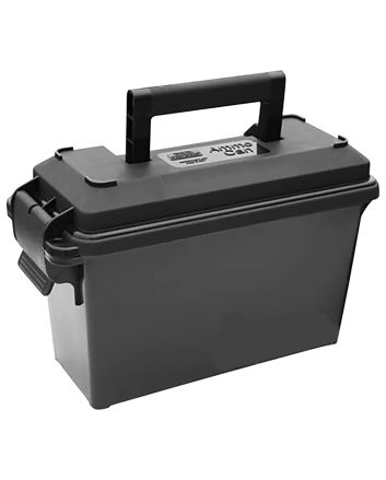 MTM Case-Gard AC30T40 Ammo Can Tall 30Cal Black Polypropylene