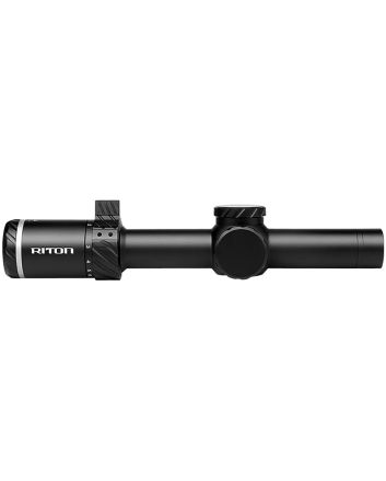 Riton Optics 3T18ASIBLK2 3 TactixBlack 1-8x24mm 30mm Tube Illuminated OT Reticle
