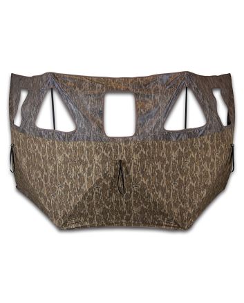 Primos 65165 Double Bull 3-Panel Stakeout Ground Mossy Oak Original BottomLand