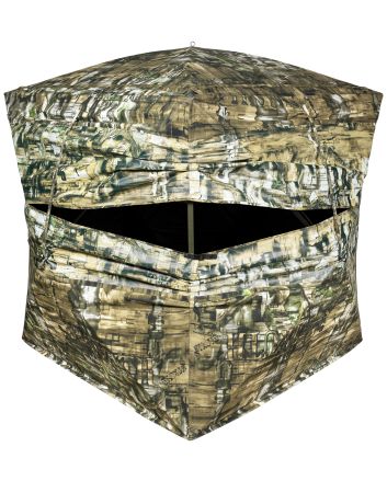 Primos 65163 Double Bull Surroundview Double Wide Ground Camo Max Trail Camo 60" X 60" 48.50" High 29" Wide