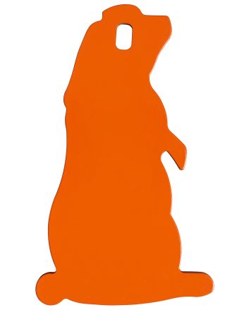 Champion Targets 44916C Impact Steel Prairie Dog Target Rimfire Orange