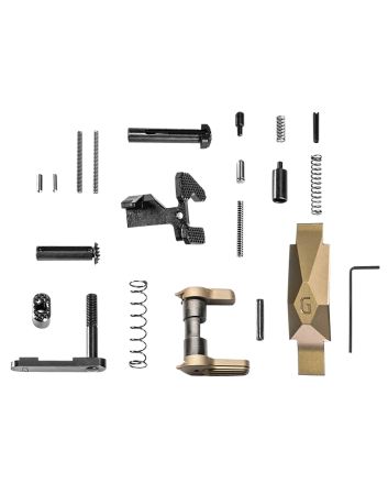 Geissele AutomaticsUltra Duty Lower Parts Kit DDC, Ambi Safety, Oversized Bolt Release/Catch for AR-15