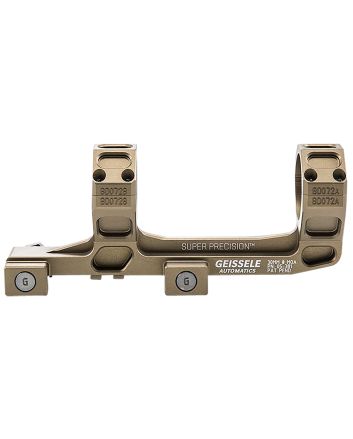 Geissele AutomaticsAR15 Super Precision Scope Mount/Ring Combo Desert Dirt Color Anodized